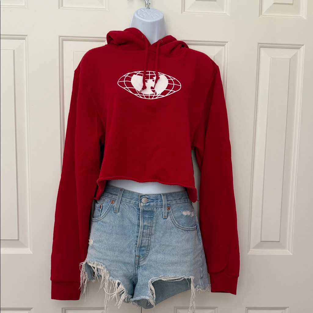 Wu Wear Cropped Hoodie Womens